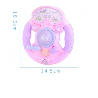 Children's music puzzle play house 0-1 years old baby enlightenment simulation steering wheel early education toys