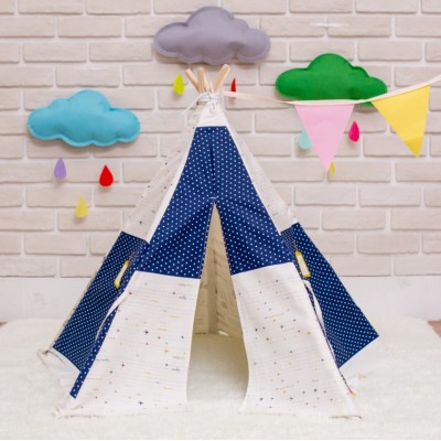 Indoor and outdoor general indian canvas cat teepee