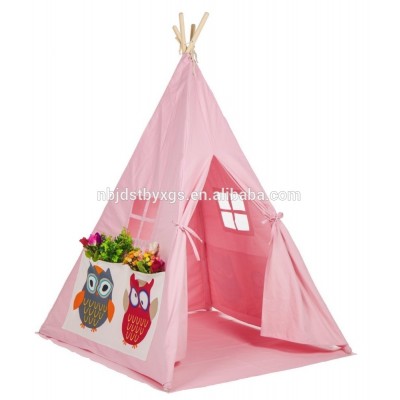 Sample room full canvas children kids play indian teepee tent