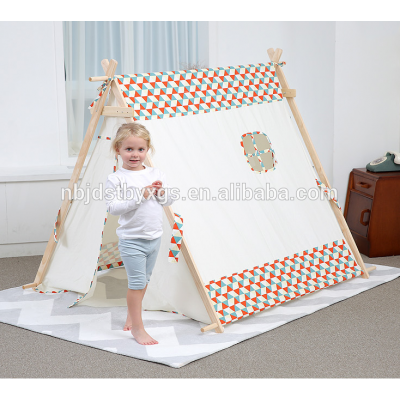 Indian triangular tent cotton canvas active printing and dyeing can be customized factory outlets