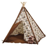 NingHai 100%cotton canvas tents for kids play house