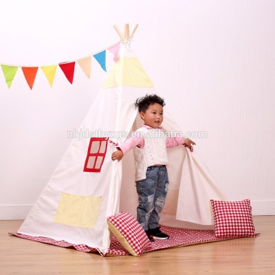 kids tent India canvas mosaic children tent play house active printing and dyeing