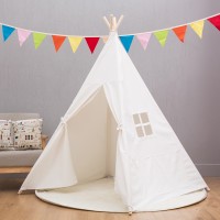 White tents on sale for children play teepee tents