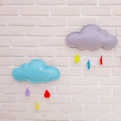 Indoor showed small clouds children 's room ornaments